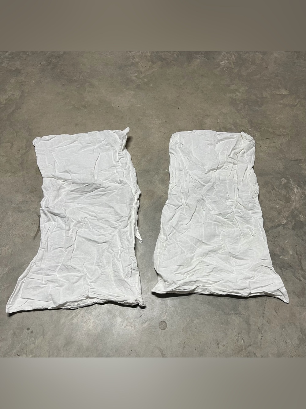 Nestwell Cloud 60% Linen 40% Cotton Decorative Cover King White 2 Piece Set